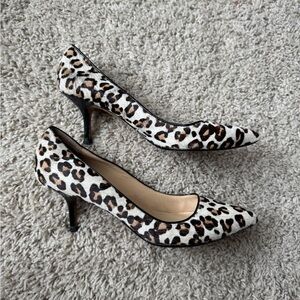 Ann Taylor Leopard Print Heels